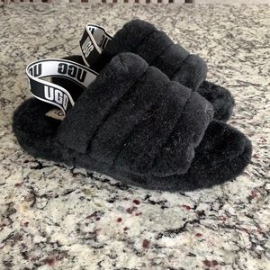 UGG Fluff Yeah slides - Black